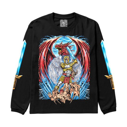 SAINT MICHAEL LONG-SLEEVE TEE